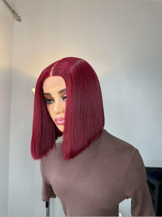 Straight Bob 'Burgundy'
